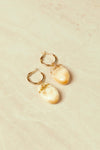 Elk Ivory Hoop Earrings - Small